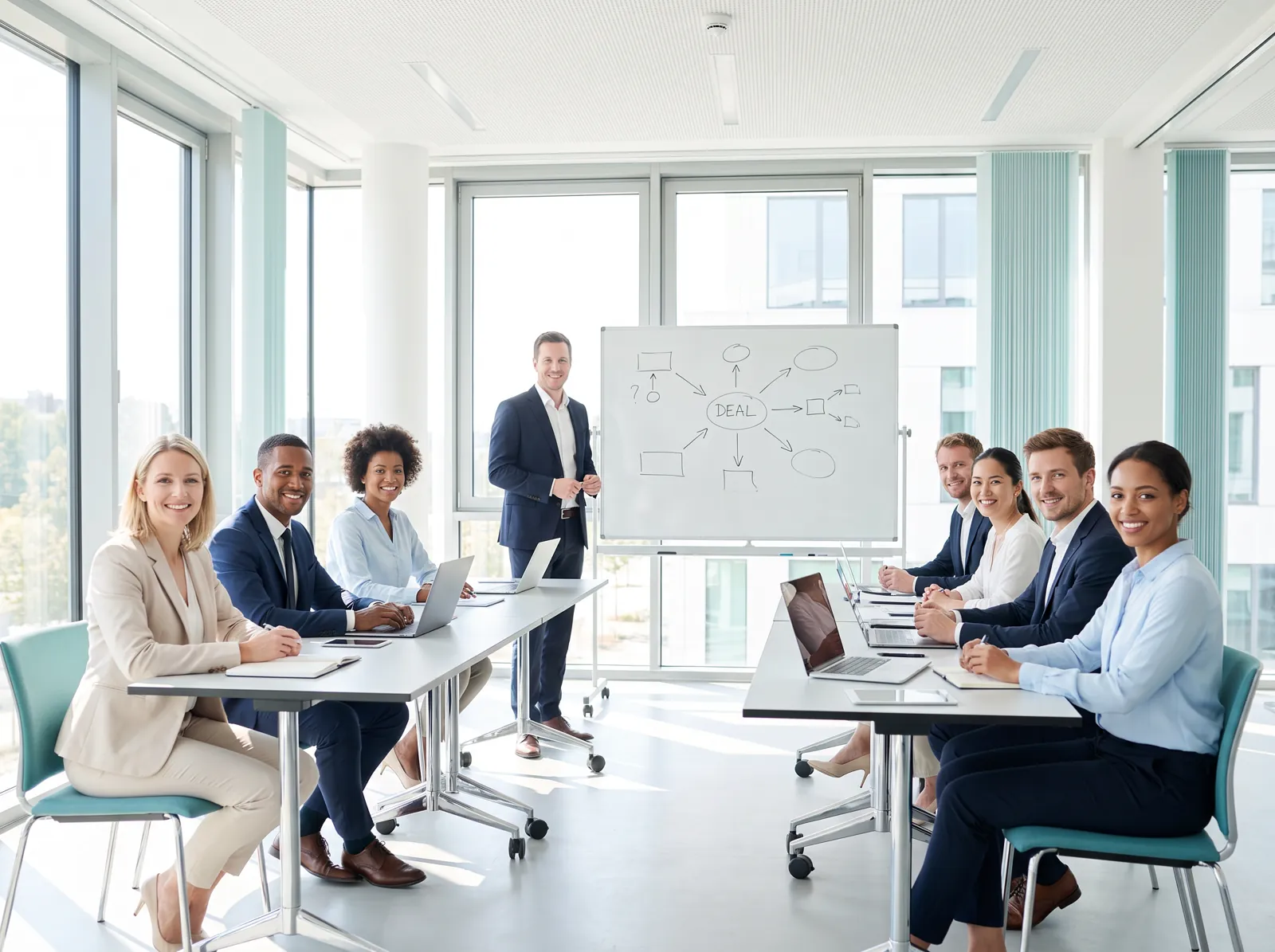 Group commercial real estate coaching session